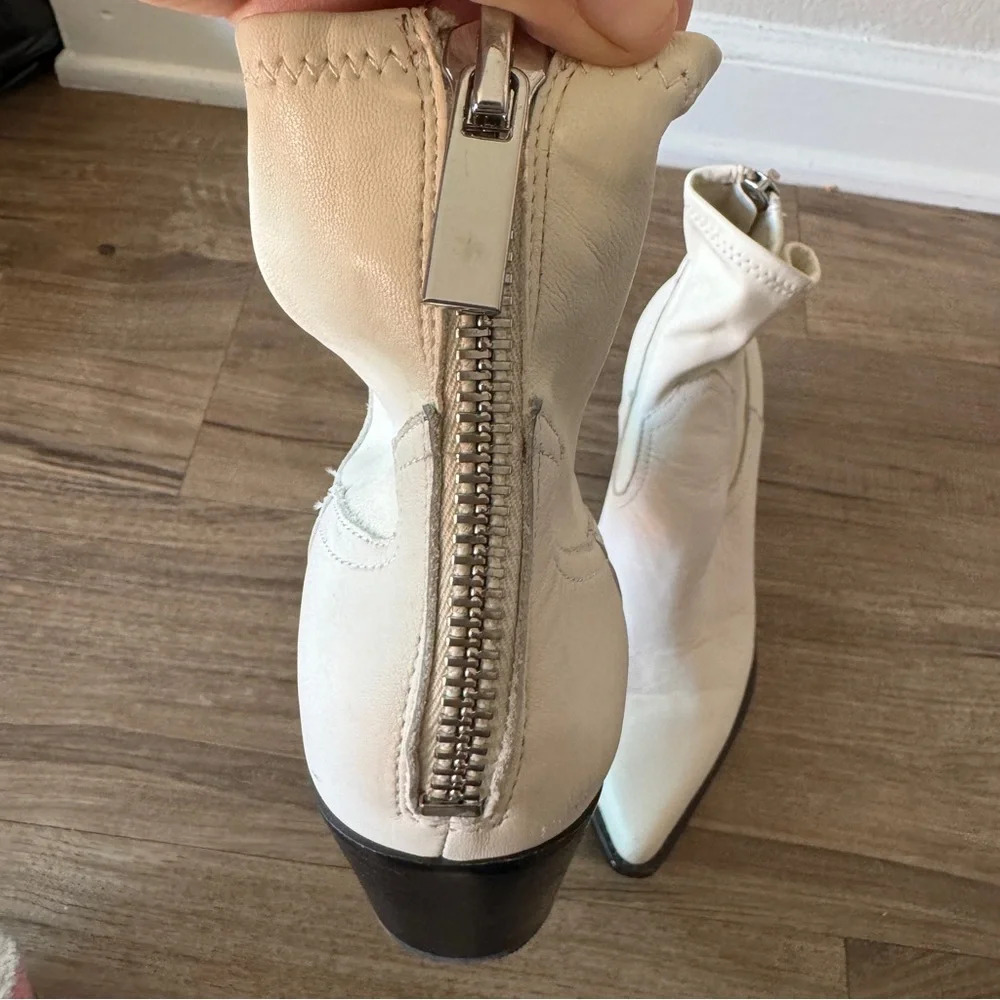 Dolce Vita Shanta Western Boots in Off White size 6 - Picture 7 of 12